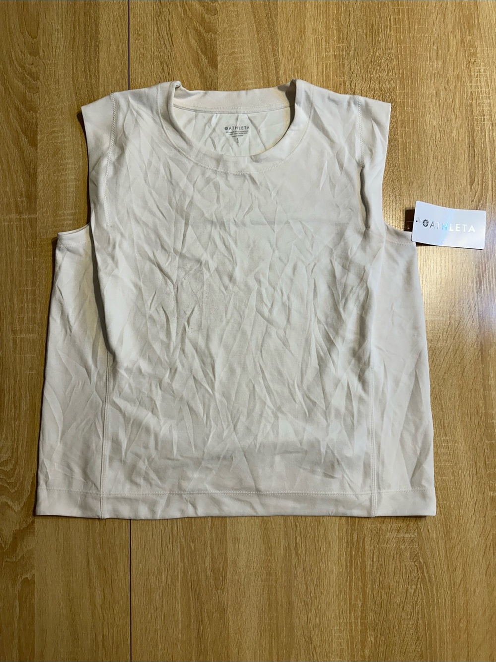Athleta Seasoft Tank Sweatshirt Women’s Large - White